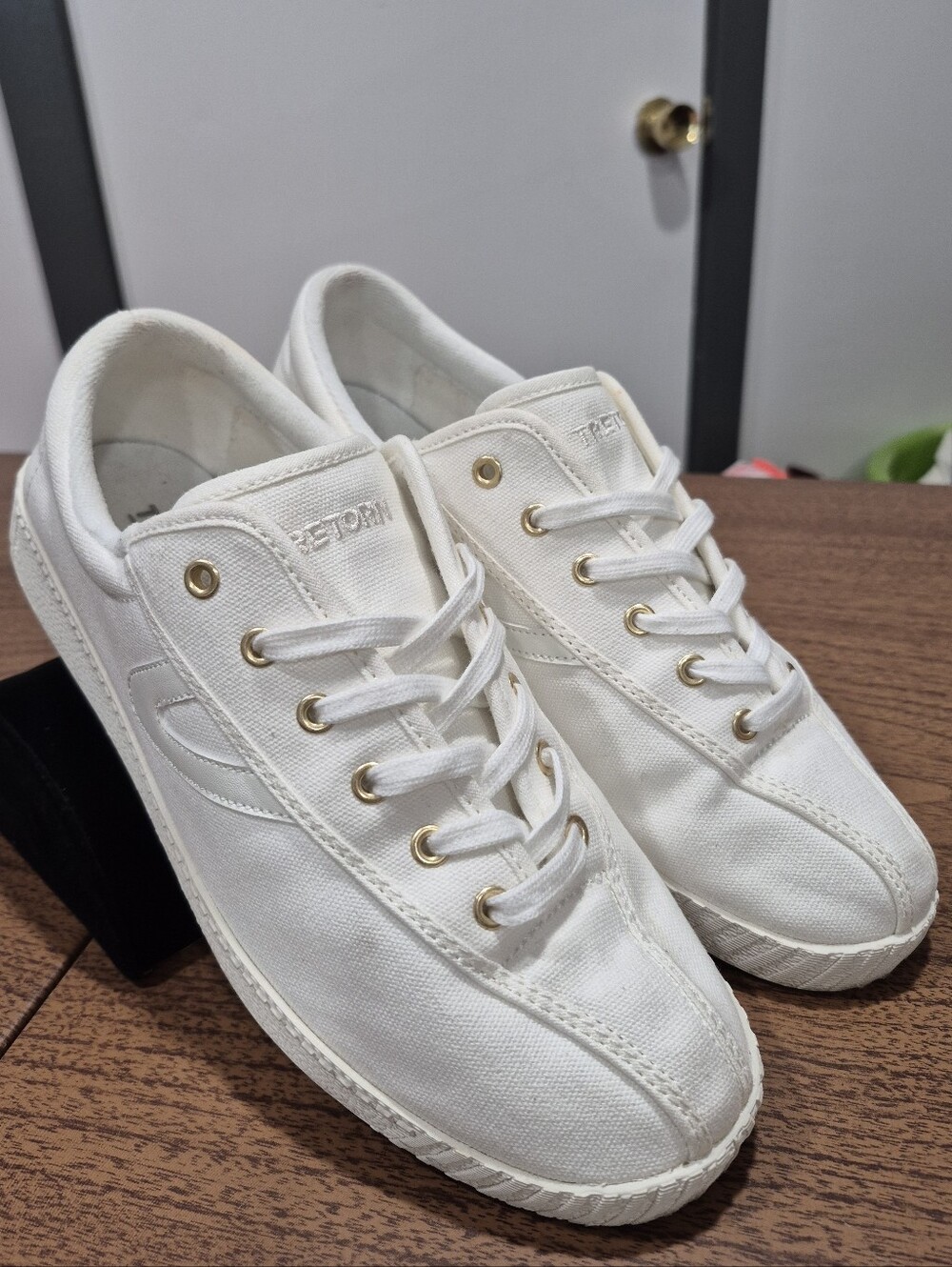 J.Crew X Tretorn Nylite Womens White Canvas Sneakers